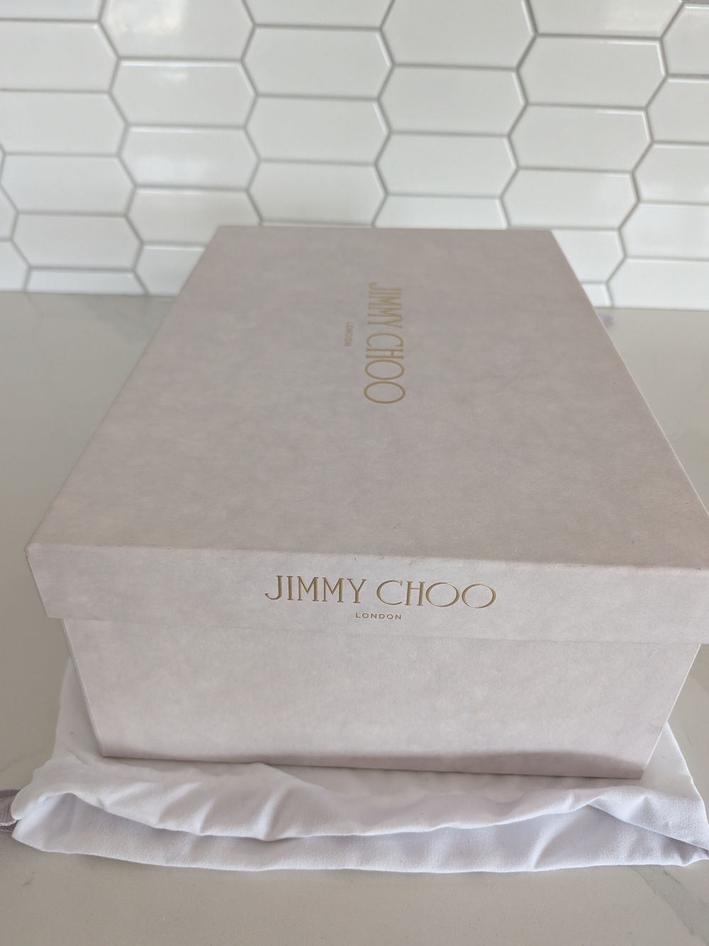 Jimmy Choo Women's Nude Slingback Flower Pointed-Toe Pumps - Picture 8 of 9